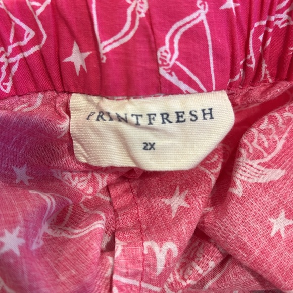Printfresh Daily Horoscope Pajama shorts in Electric Pink - Picture 3 of 3